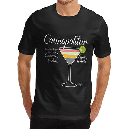 Men's Cosmopolitan Recipe T-Shirt