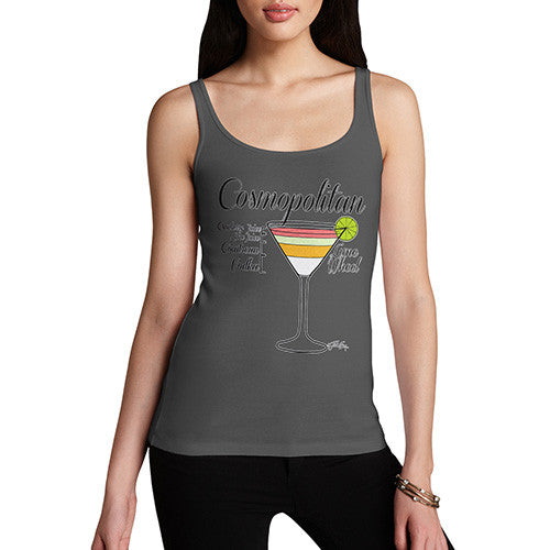 Women's Cosmopolitan Recipe Tank Top