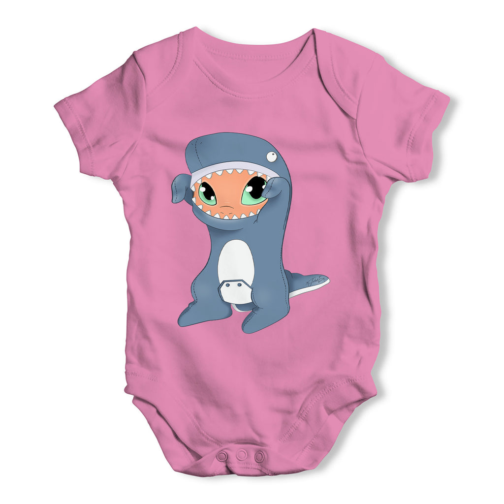 Snap in Whale Costume Baby Grow Bodysuit