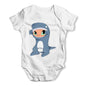 Snap in Whale Costume Baby Grow Bodysuit