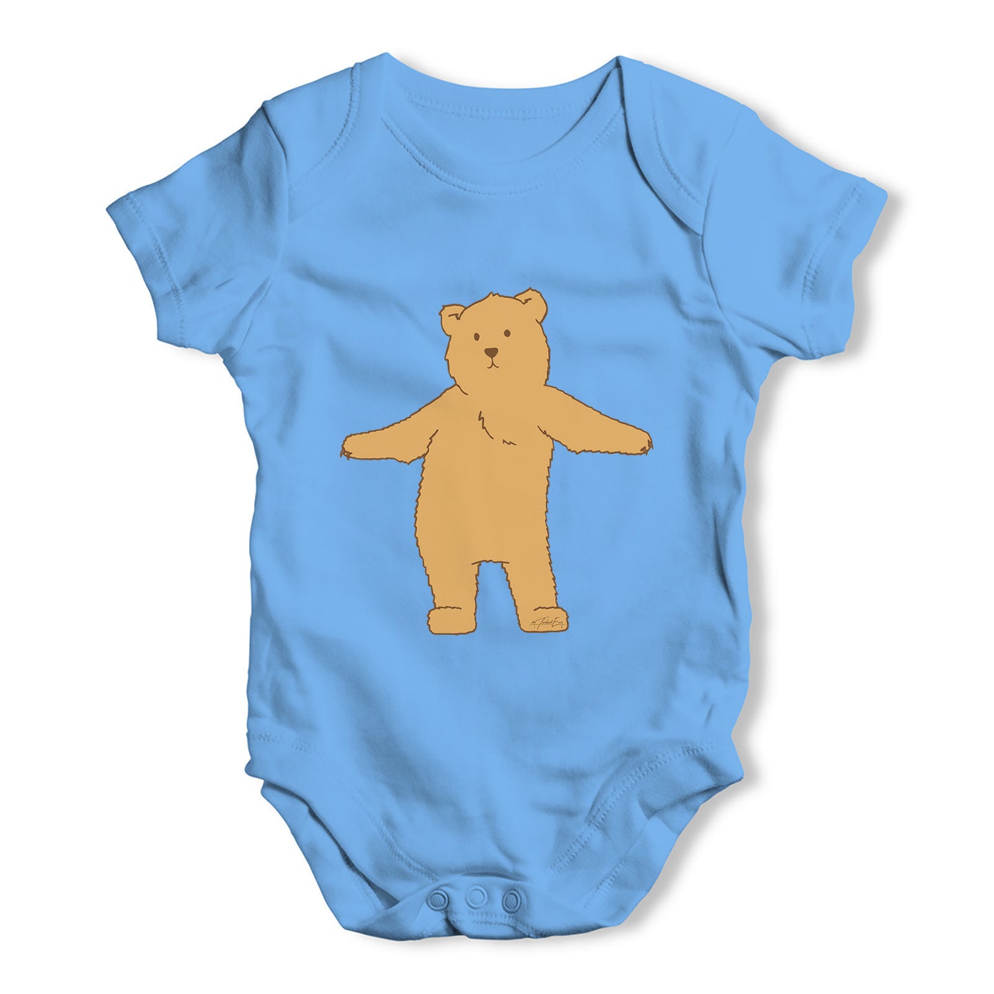 Silly Bear Dancing Baby Grow Bodysuit