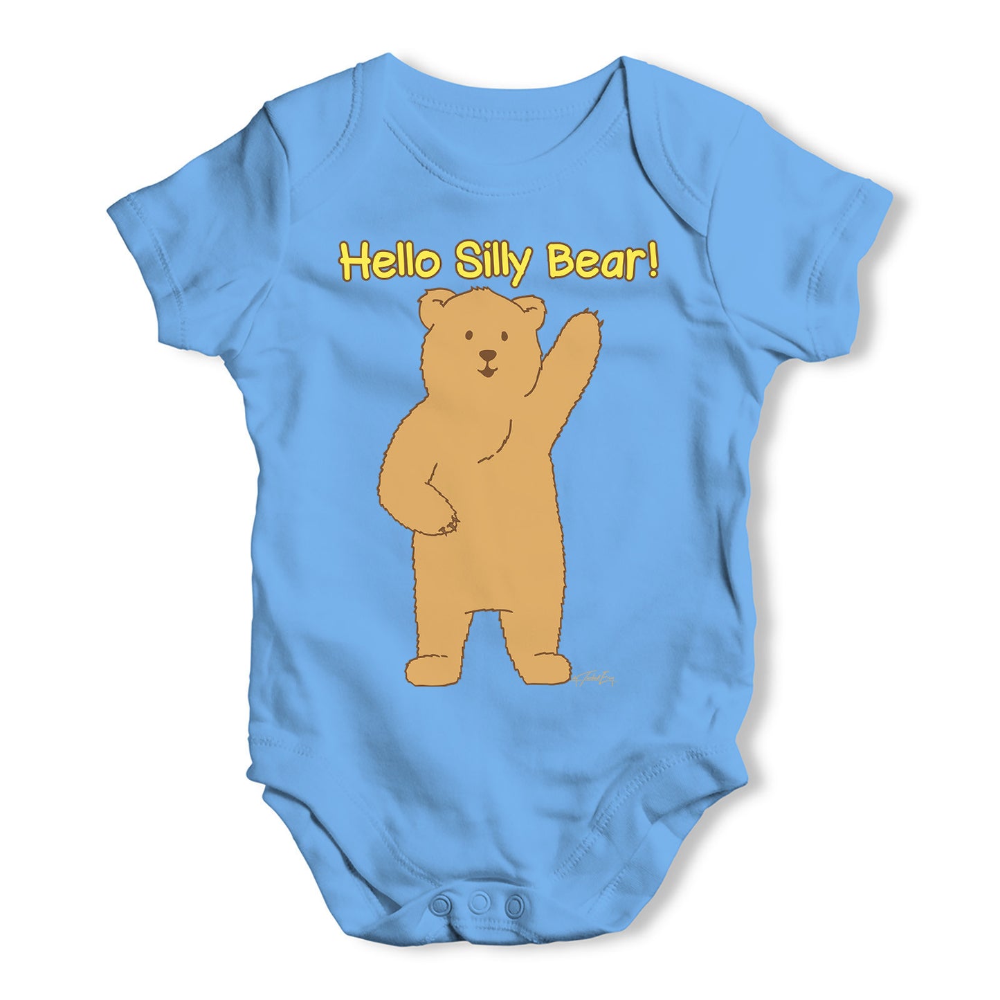 Hello Silly Bear Baby Grow Bodysuit