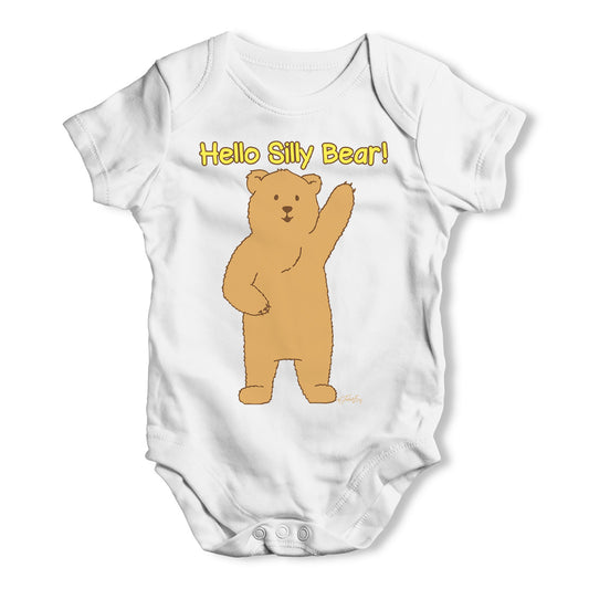 Hello Silly Bear Baby Grow Bodysuit