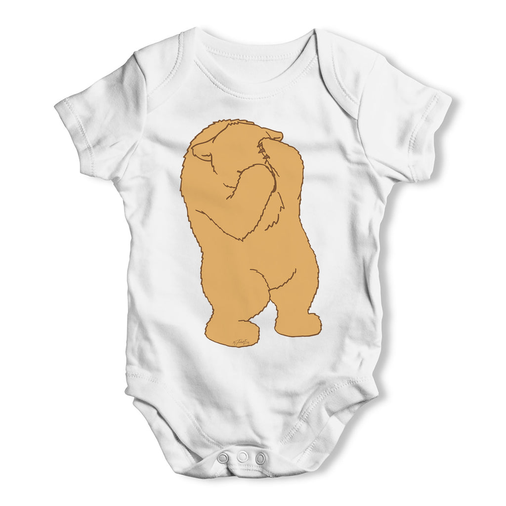 Peek A Boo Silly Bear Baby Grow Bodysuit