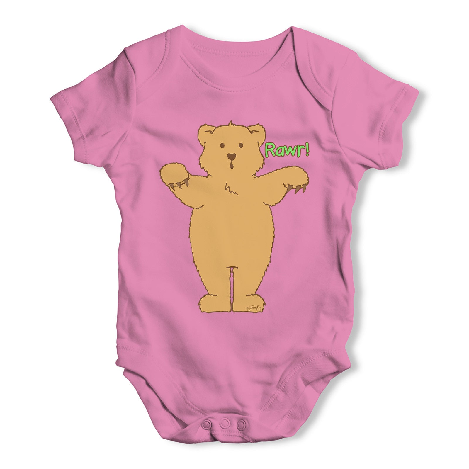 Silly Bear Rawr Baby Grow Bodysuit