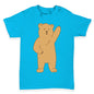 Silly Bear Waving Baby Toddler T-Shirt