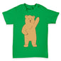 Silly Bear Waving Baby Toddler T-Shirt