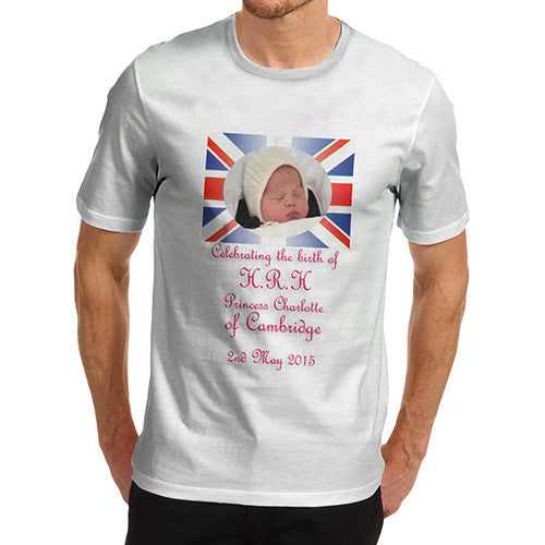 Men's Royal Baby Princess Charlotte First Photo T-Shirt