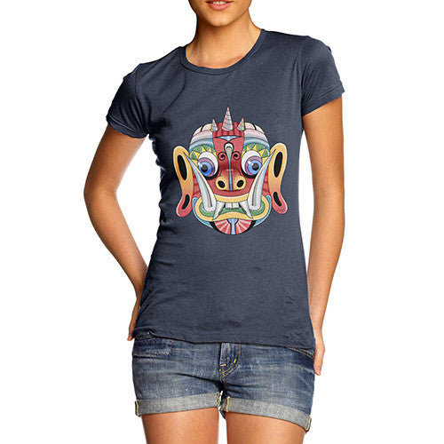 Women's Tribal Mask T-Shirt