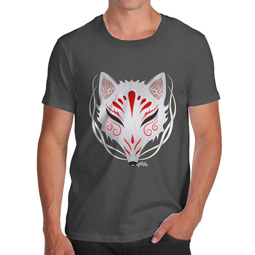 Men's Kitsune Tribal Mask T-Shirt