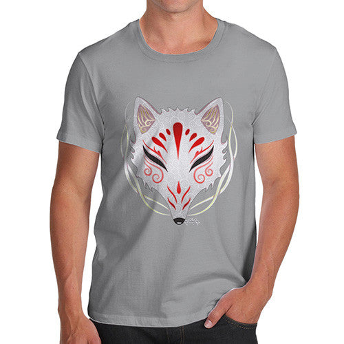 Men's Kitsune Tribal Mask T-Shirt