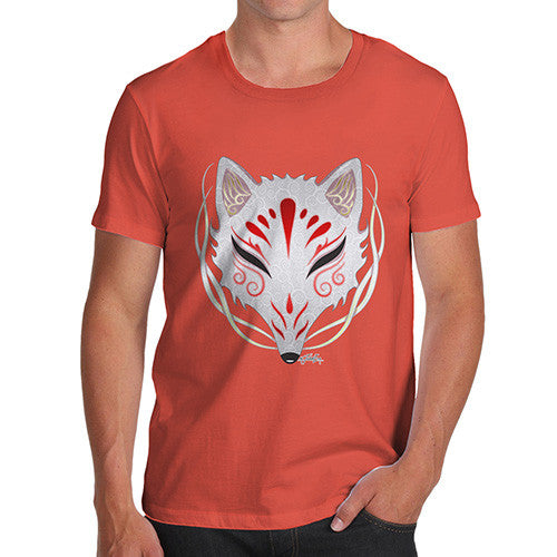 Men's Kitsune Tribal Mask T-Shirt