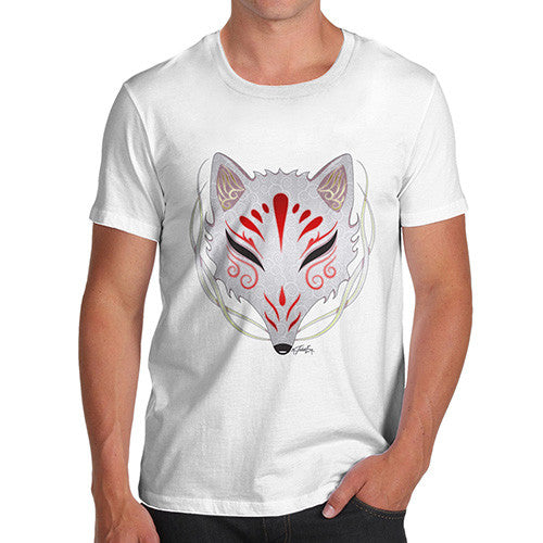 Men's Kitsune Tribal Mask T-Shirt