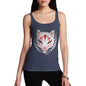 Women's Kitsune Tribal Mask Tank Top