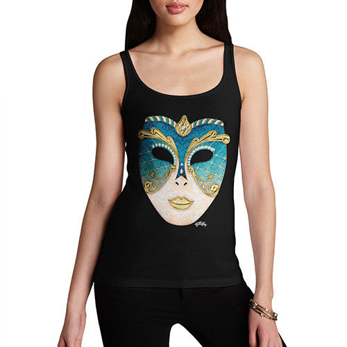 Women's Venetian Carnival Mask Tank Top