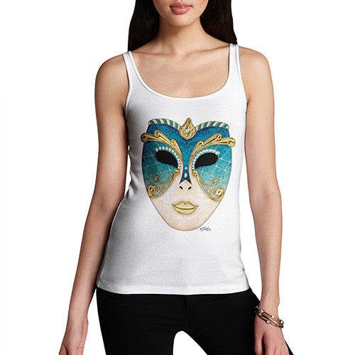 Women's Venetian Carnival Mask Tank Top