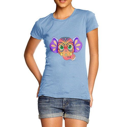 Women's Tribal Elephant T-Shirt