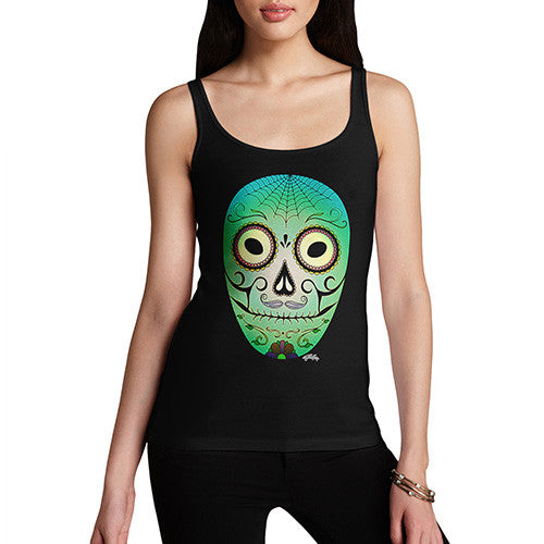 Women's Day of the Dead Mask Tank Top