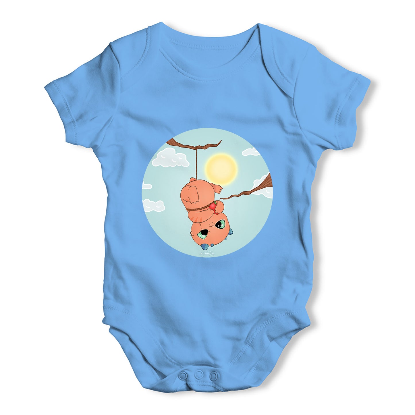 Snap The Dragon Baby Grow Bodysuit