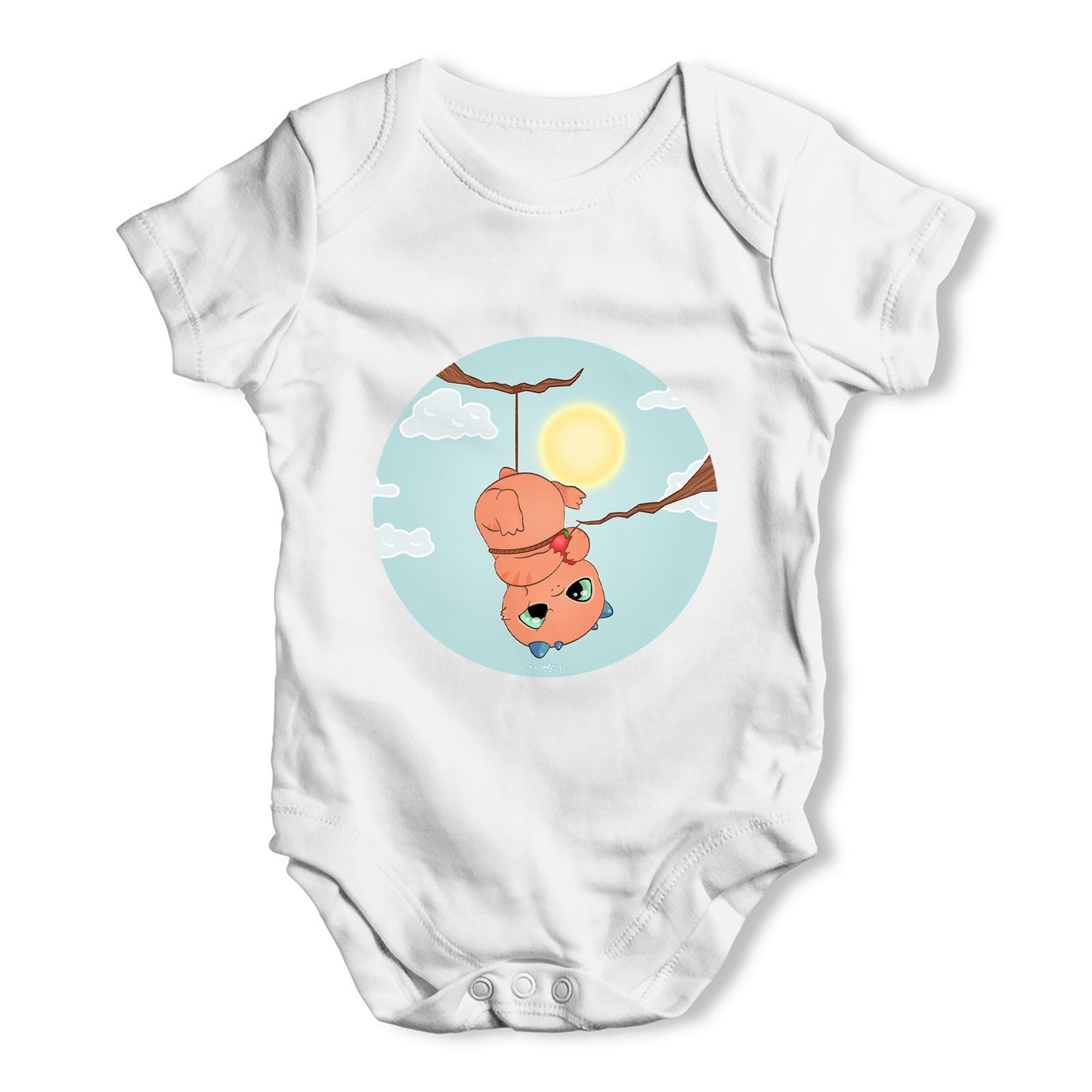 Snap The Dragon Baby Grow Bodysuit