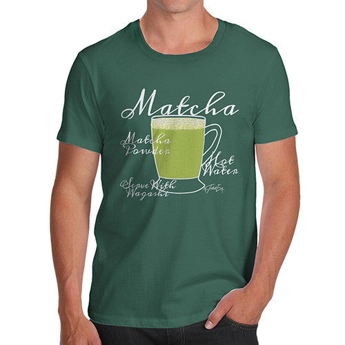 Men's Tea Recipe Matcha T-Shirt