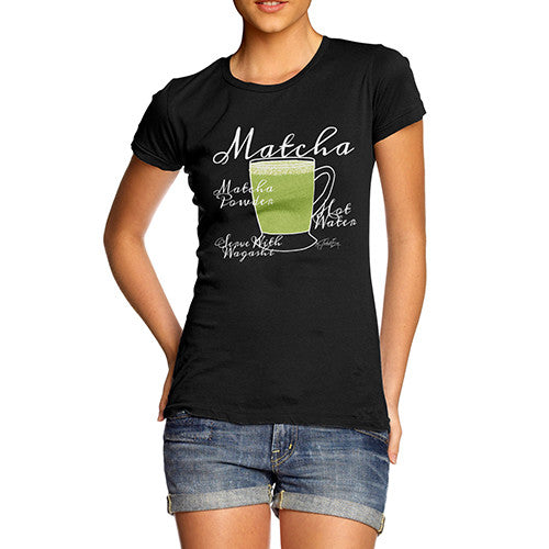 Women's Tea Recipe Matcha T-Shirt