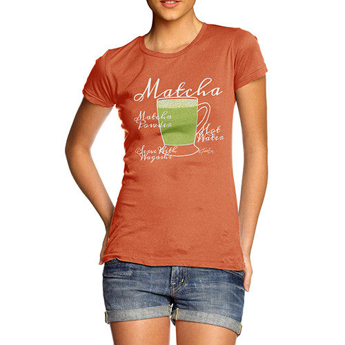 Women's Tea Recipe Matcha T-Shirt