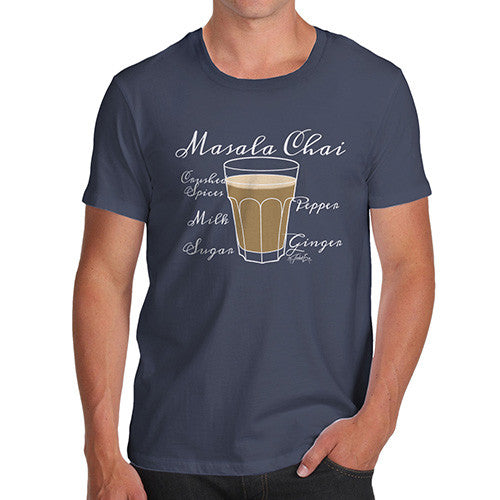 Men's Tea Recipe Masala Chai T-Shirt