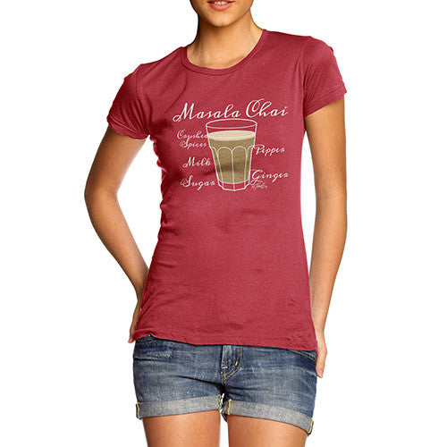 Women's Tea Recipe Masala Chai T-Shirt