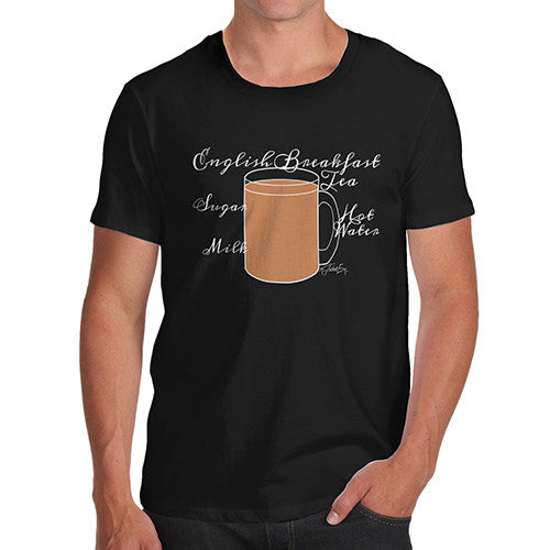 Men's Tea Recipe English Breakfast T-Shirt