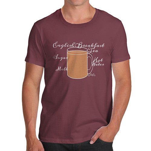 Men's Tea Recipe English Breakfast T-Shirt