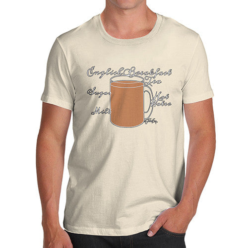 Men's Tea Recipe English Breakfast T-Shirt