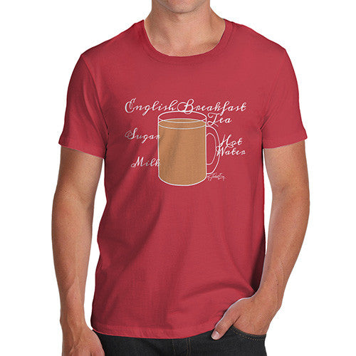 Men's Tea Recipe English Breakfast T-Shirt