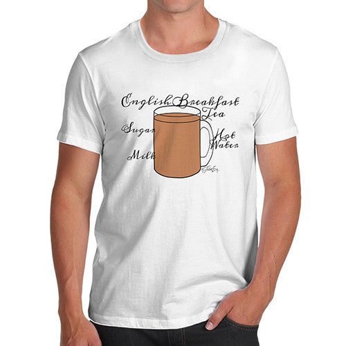 Men's Tea Recipe English Breakfast T-Shirt