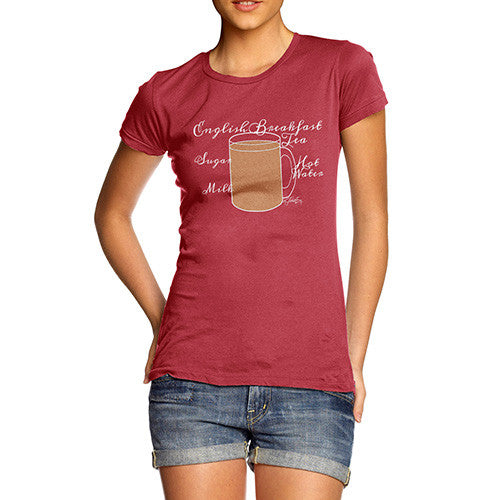 Women's Tea Recipe English Breakfast T-Shirt