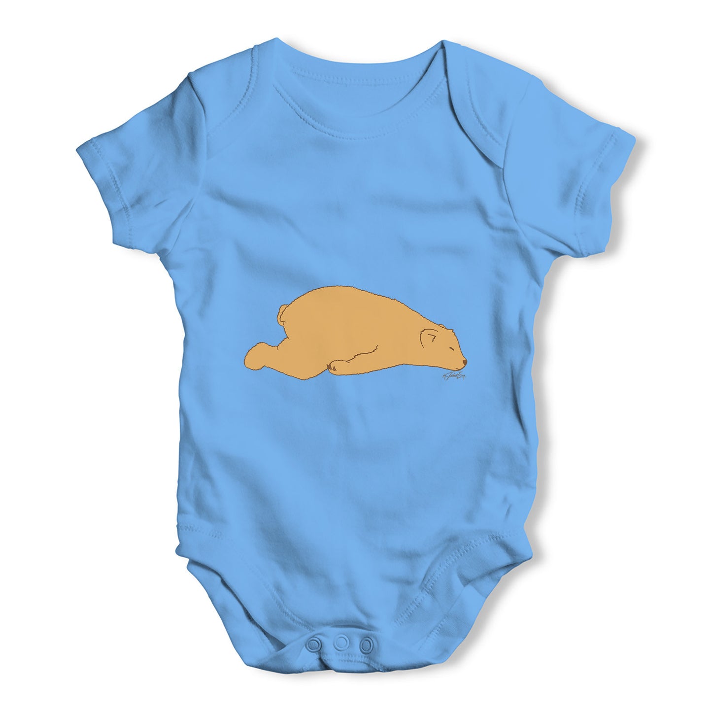 Sleeping Silly Bear Baby Grow Bodysuit