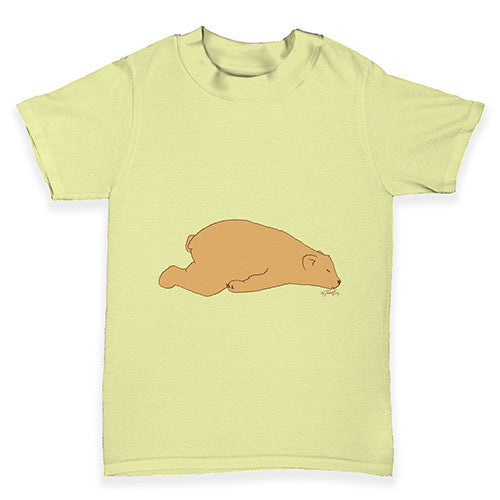 Sleeping Silly Bear Baby Toddler T-Shirt