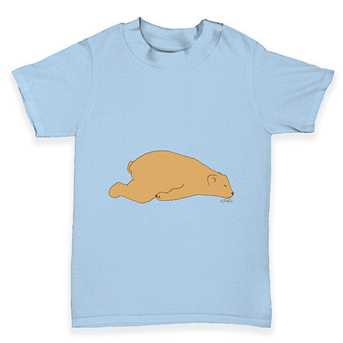 Sleeping Silly Bear Baby Toddler T-Shirt