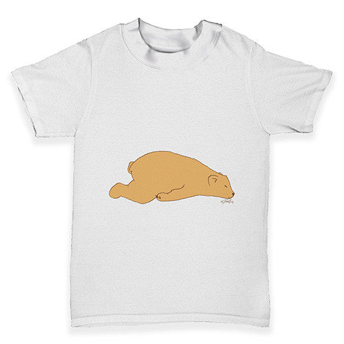 Sleeping Silly Bear Baby Toddler T-Shirt