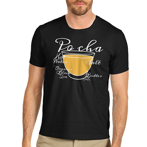 Men's Tea Recipe Po Cha T-Shirt