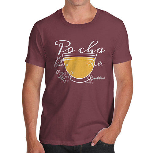 Men's Tea Recipe Po Cha T-Shirt