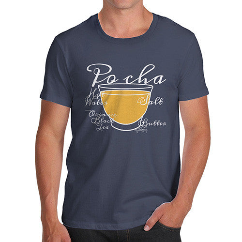 Men's Tea Recipe Po Cha T-Shirt