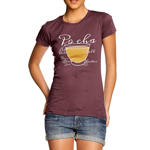 Women's Tea Recipe Po Cha T-Shirt