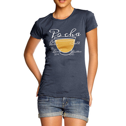 Women's Tea Recipe Po Cha T-Shirt