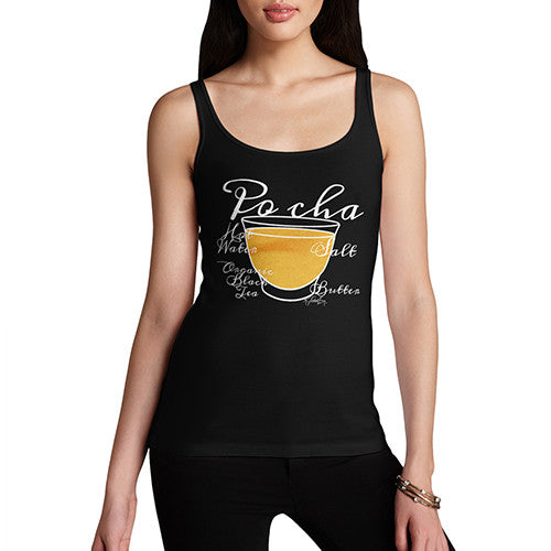 Women's Tea Recipe Po Cha Tank Top