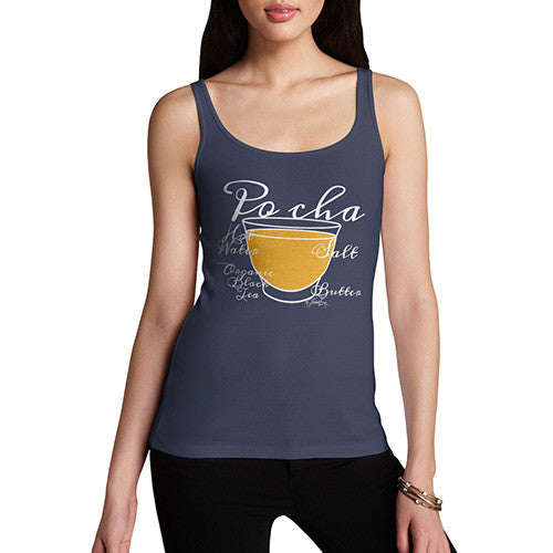 Women's Tea Recipe Po Cha Tank Top