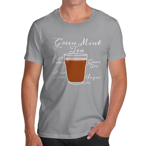 Men's Tea Recipe Green Mint Tea T-Shirt