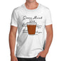 Men's Tea Recipe Green Mint Tea T-Shirt