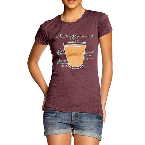 Women's Tea Recipe Silk Stocking Tea T-Shirt