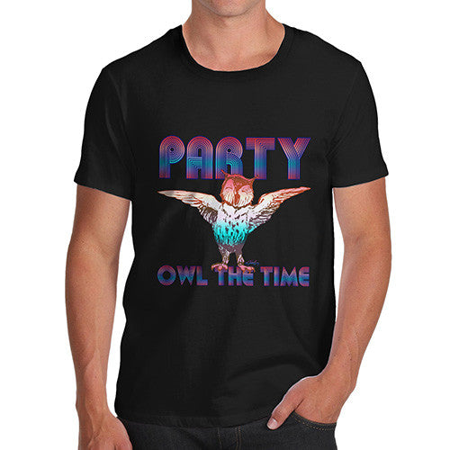 Men's Party Owl T-Shirt
